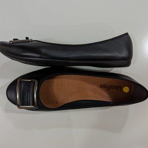 NEW USAFLEX Black Flats US Size 7